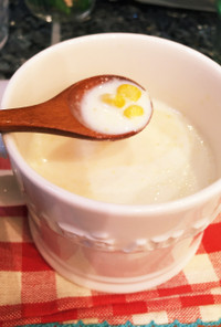 小麦粉から作るコーンスープ☆