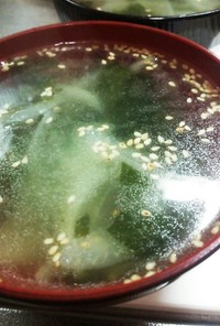 玉ねぎのカンタン中華スープ
