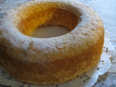 卵白エンゼルケーキの写真