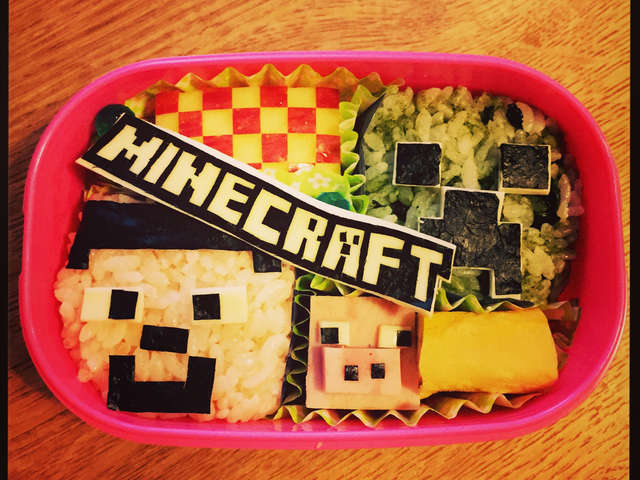 マイクラ弁当 スティーヴ クリーパー レシピ 作り方 By ぽこまる