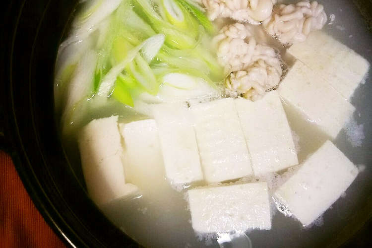 簡単 鱈の白子deとろっとろ湯豆腐 レシピ 作り方 By ラスクおじさん クックパッド