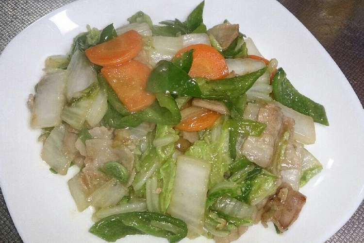 お弁当に 白菜と豚バラの八宝菜風 レシピ 作り方 By なかpapa クックパッド 簡単おいしいみんなのレシピが352万品