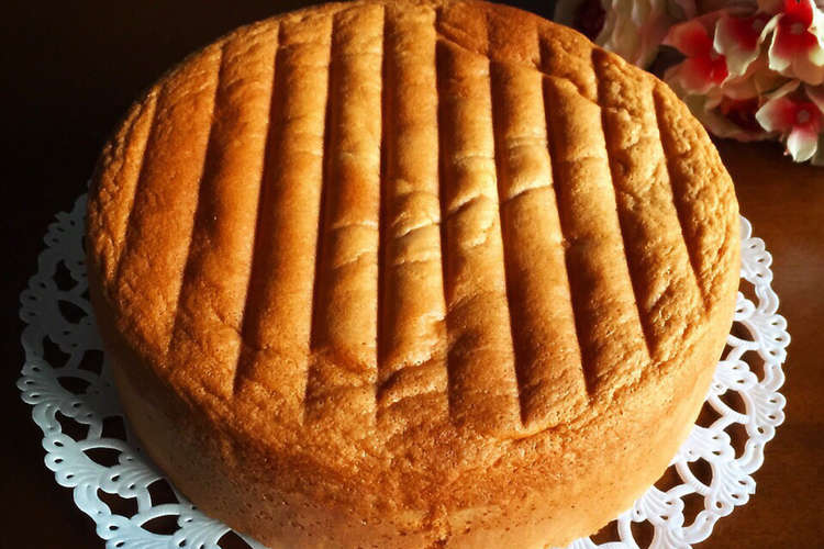 ふわふわ基本のスポンジケーキ 18cm レシピ 作り方 By 桃 クックパッド 簡単おいしいみんなのレシピが371万品