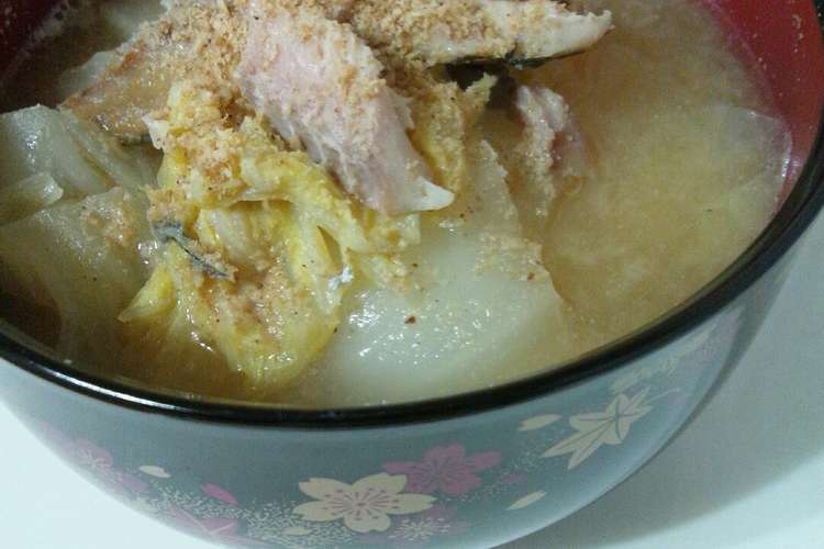 ズボラ あら汁風 白菜と干物の味噌スープ レシピ 作り方 By Ririkoｷｯﾁﾝ クックパッド 簡単おいしいみんなのレシピが361万品
