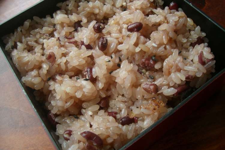 お祝いの時は お赤飯 レシピ 作り方 By さくら１３１ クックパッド