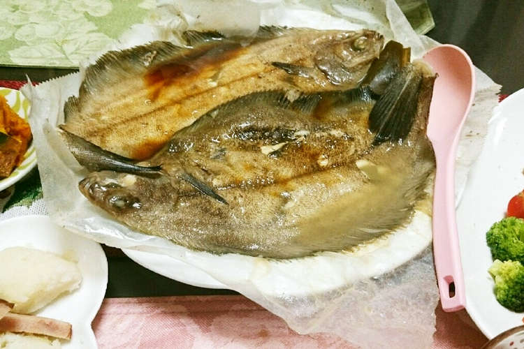 ナメタガレイの湯煮 レシピ 作り方 By 梅乃花おり クックパッド
