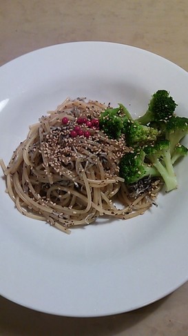 じゃこパスタ ポン酢味