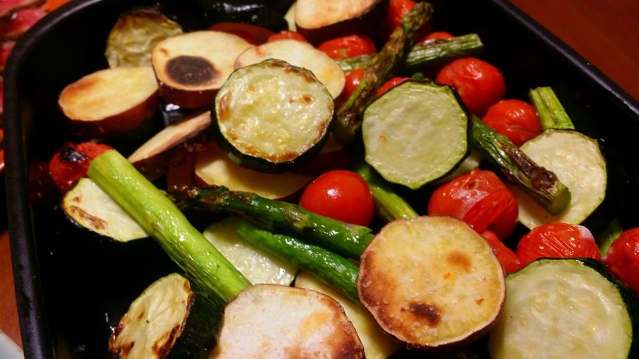 グリルパンで簡単！野菜のシンプルグリルの画像