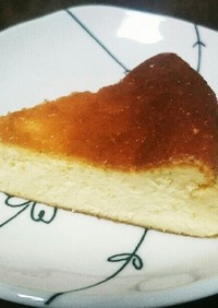 土台なし☆簡単ベイクドチーズケーキ