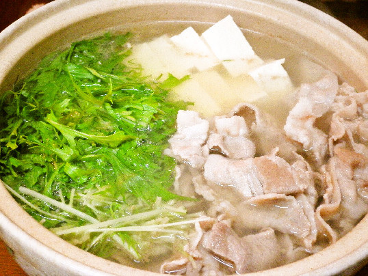 超簡単！豚と水菜と豆腐の鍋の画像