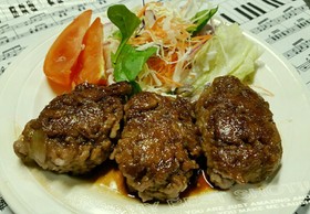 牛切り落とし肉で、かさまし節約ステーキ‼