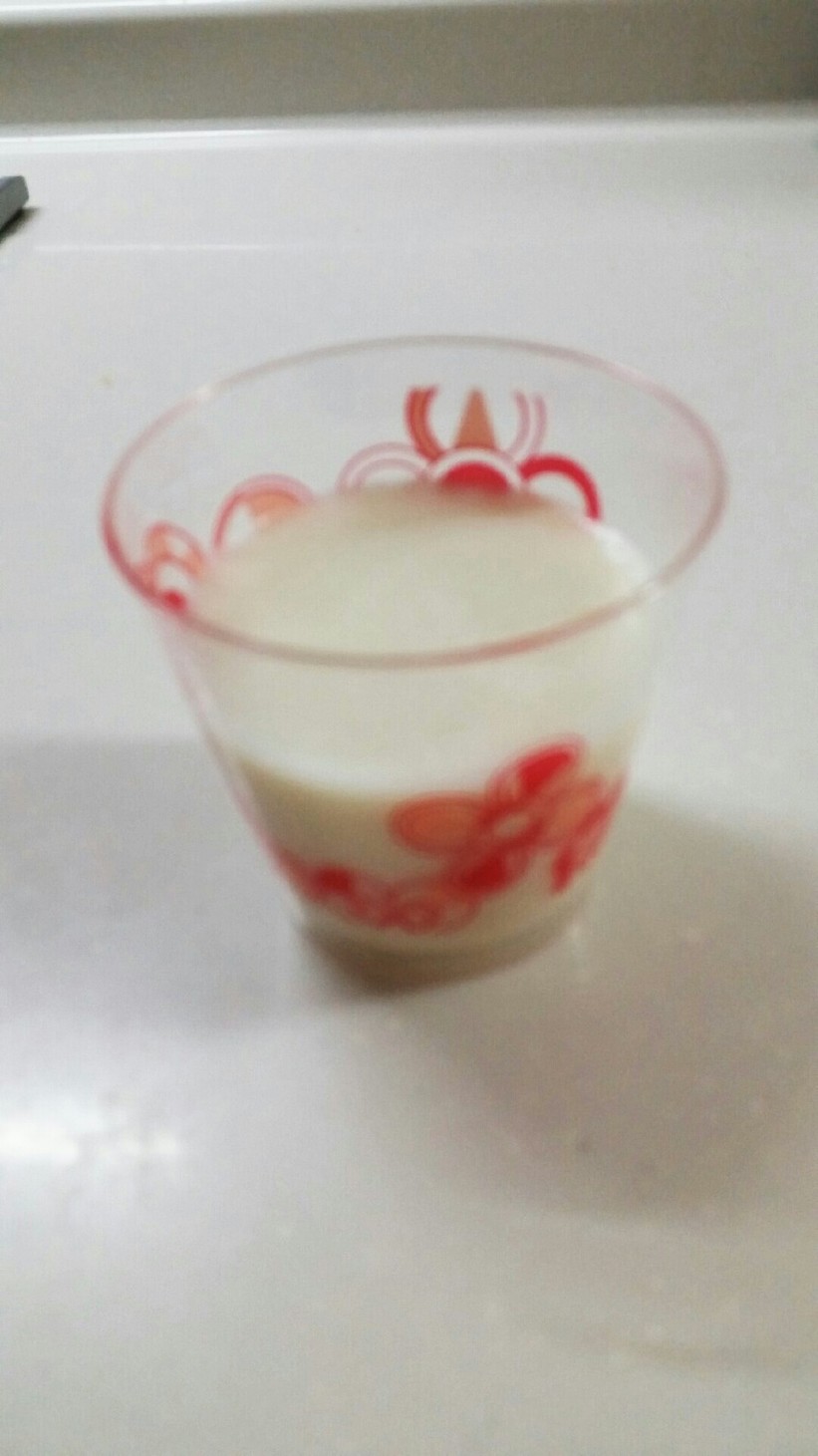 甘酒のミルクプリン    ゼラチン使用の画像