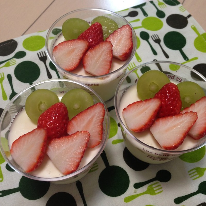 バニラパンナコッタのレシピ