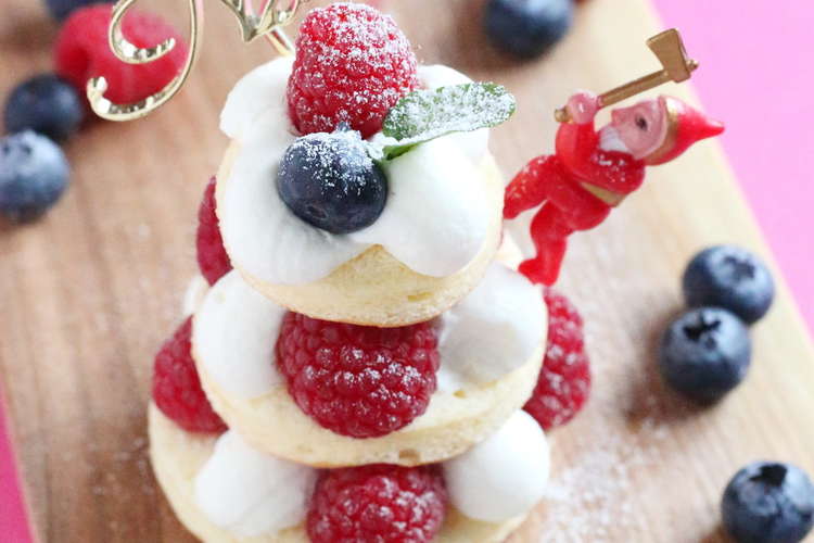 簡単可愛い クリスマスツリーケーキ レシピ 作り方 By まりも１０１６ クックパッド 簡単おいしいみんなのレシピが377万品
