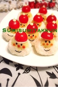 クリスマス☆サンタのお寿司♡