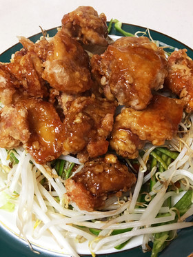 鶏のざんぎ(唐揚げ) 甘酢あんかけ