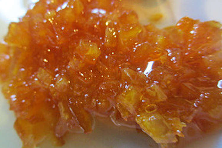 あると便利なオレンジの皮の砂糖煮 レシピ 作り方 By ひと匙の記録帳 クックパッド 簡単おいしいみんなのレシピが353万品