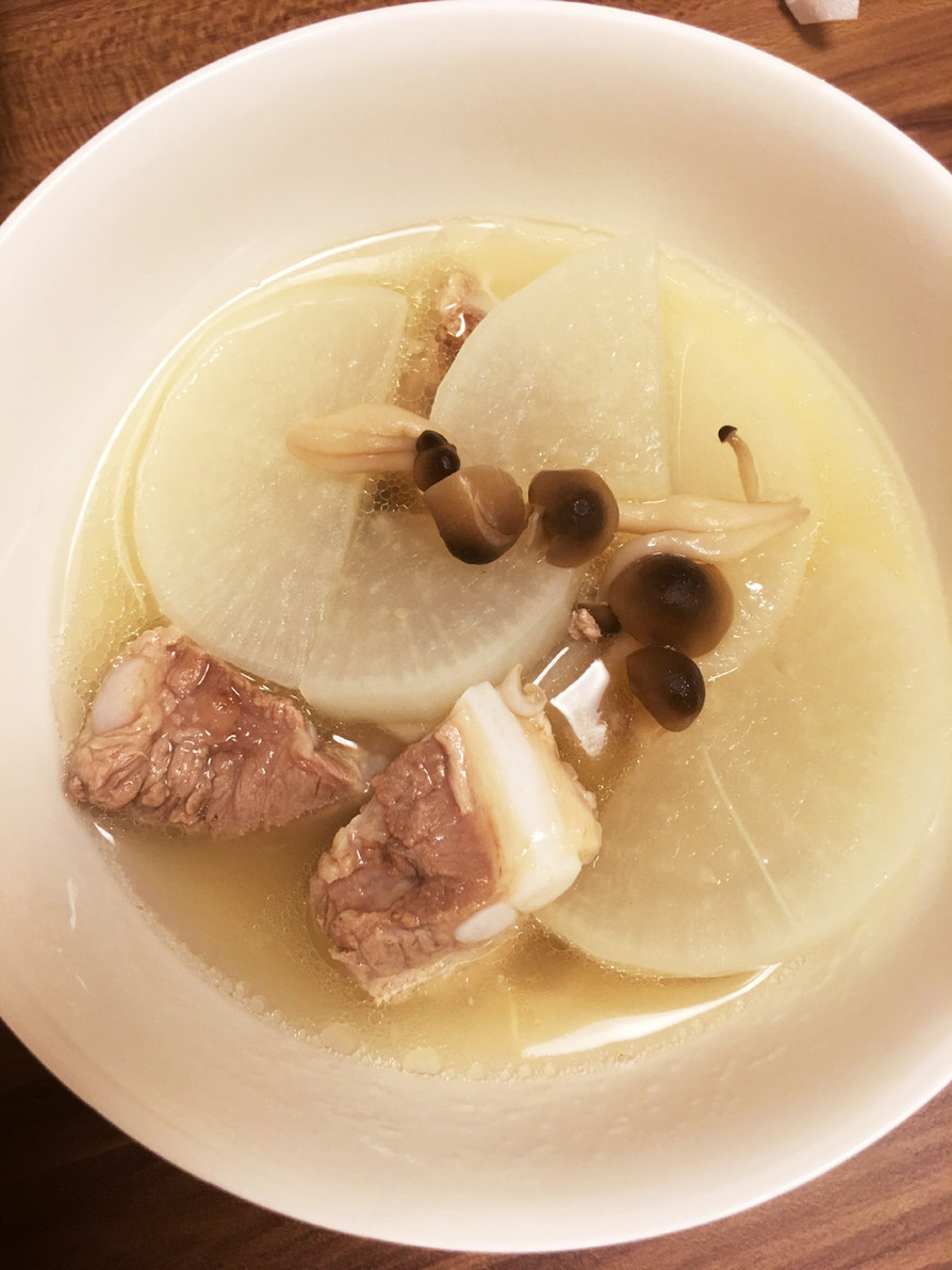 豚バラ大根スープ(排骨スープ)の画像