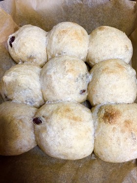 簡単☆こねない低糖質のちぎりパン