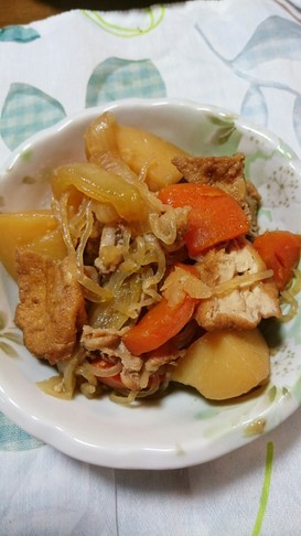 ◇豚しゃぶしゃぶ肉で肉じゃが◇