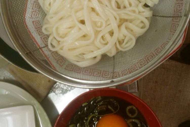 簡単 自家製の麺つゆ 釜揚げうどん レシピ 作り方 By サリー1号さん クックパッド