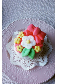 可愛くて美味しい♡お花のカップケーキ♡