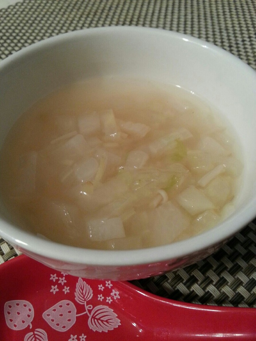 ポカポカ！大根と生姜のスープの画像