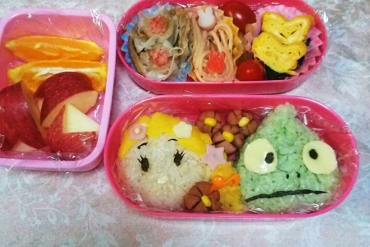 キャラ弁 ツムツム ラプンツェル 他 レシピ 作り方 By サユリン クックパッド 簡単おいしいみんなのレシピが352万品