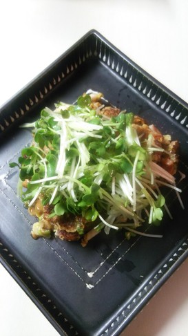 納豆と小松菜ベーコンのふわとろオムレツ♪