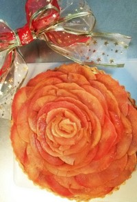お花みたい！りんごのベイクドチーズタルト