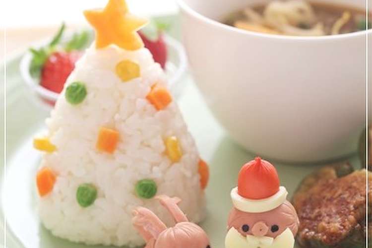 クリスマスツリーのデコごはん キャラご飯 レシピ 作り方 By Momo クックパッド 簡単おいしいみんなのレシピが355万品