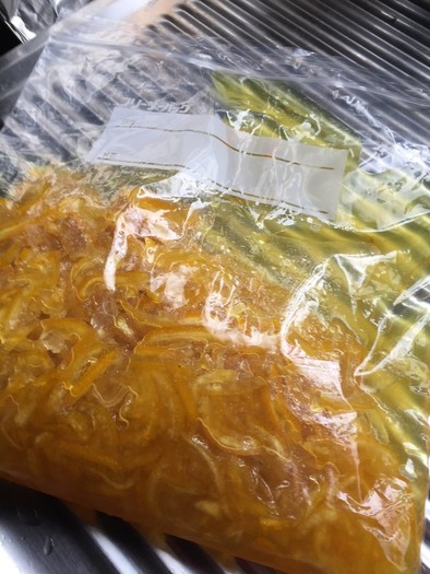 袋で‼️簡単‼️柚子茶の写真