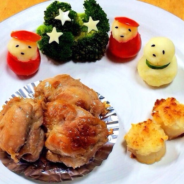 簡単 可愛い クリスマス ワンプレート レシピ 作り方 By みちゃちゃこ クックパッド 簡単おいしいみんなのレシピが352万品