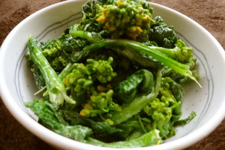 菜の花のからしマヨネーズ和え レシピ 作り方 By うさこのおうち クックパッド 簡単おいしいみんなのレシピが369万品