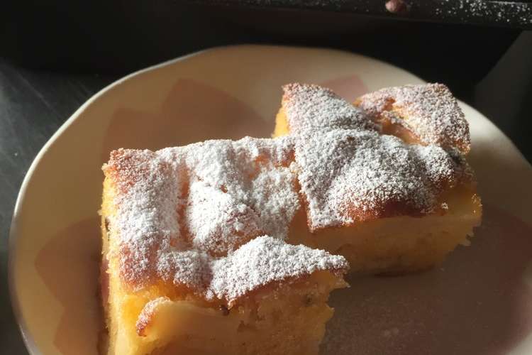 黄身たっぷり しっとりリンゴケーキ レシピ 作り方 By Kiepon クックパッド 簡単おいしいみんなのレシピが349万品