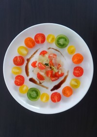 トマトとタマネギの宝石サラダ