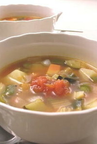 時短☆簡単　基本の夏野菜スープ