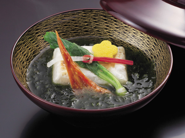 青のりすまし雑煮