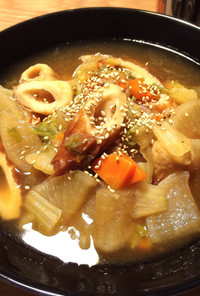 大根と白菜の中華風スープ煮込み