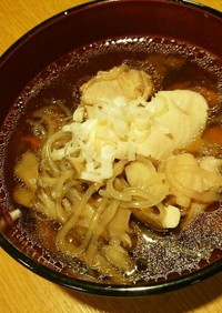 めんつゆで簡単(^^)芋の子汁