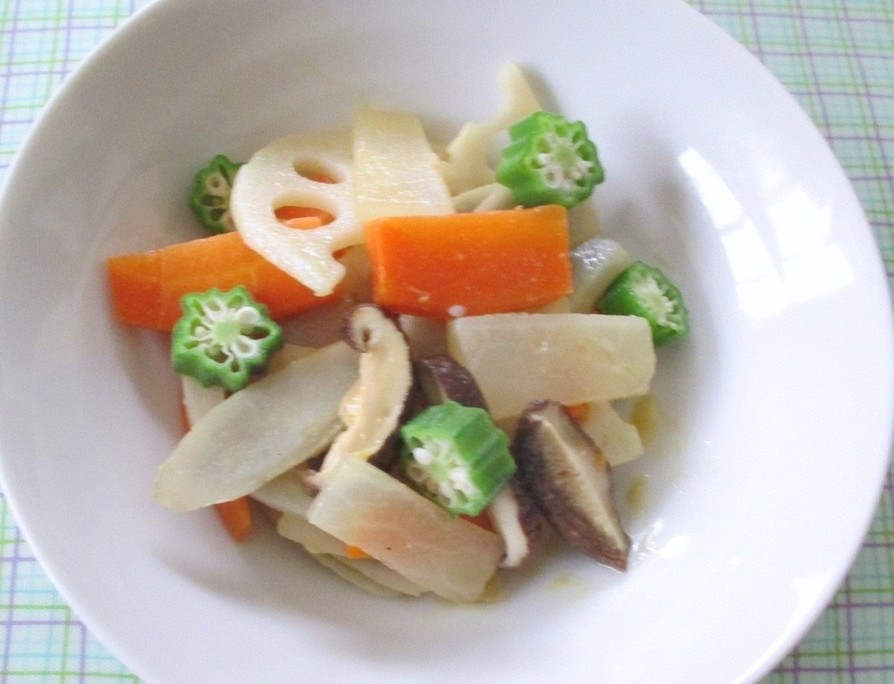 野菜の辛子酢和えの画像