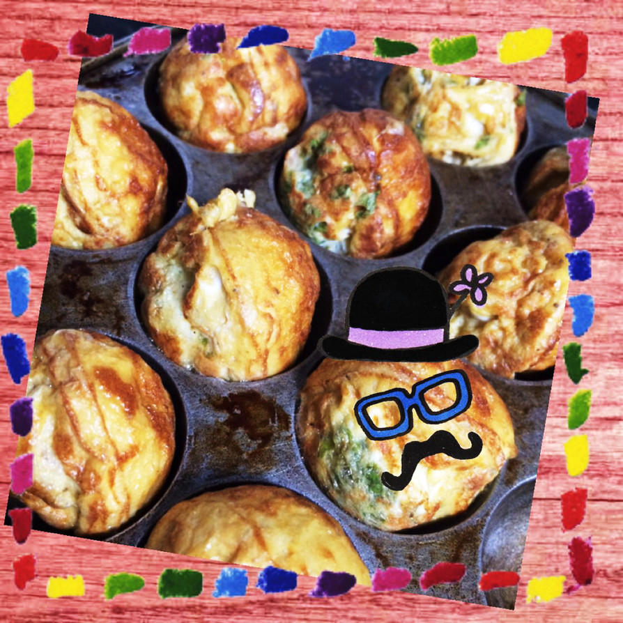 たこ焼き器で卵焼き(^O^)お弁当に♪の画像