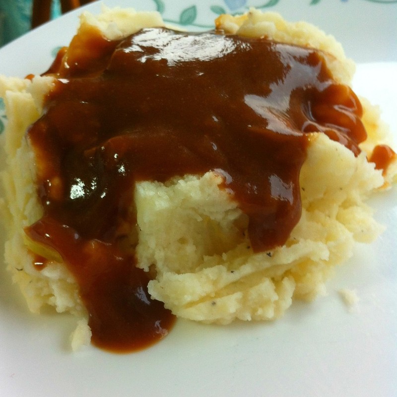 自家製マッシュポテトとグレービーソースのレシピ