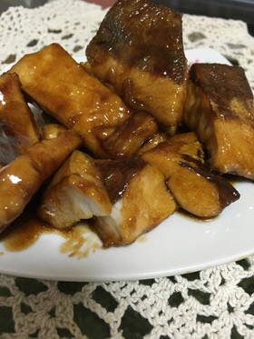 魚嫌いが作るブリ(いなだ)の照り焼き