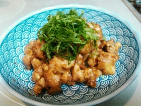 揚げない膝軟骨のポン酢でさっぱり炒め♪