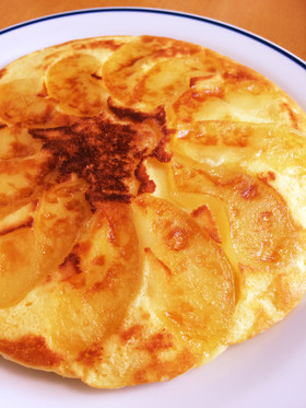 HM簡単☆紅玉りんごのタタン風パンケーキ
