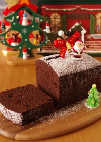 HMで超簡単クリスマスチョコレートケーキ