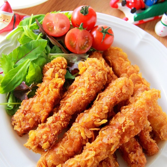 簡単 ザクザク食感 クリスピーチキン レシピ 作り方 By まこりんとペン子 クックパッド 簡単おいしいみんなのレシピが361万品