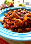 豆と鶏のトマトシチュー☆【ヨシダソース】