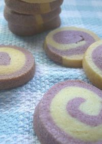 ■紫芋の渦巻きクッキー■